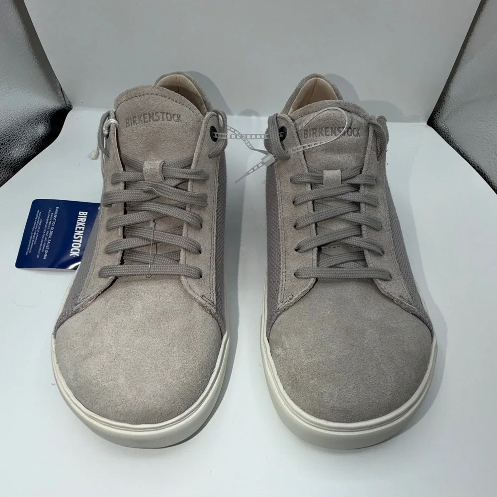 Birkenstock Bend Low Grey Suede Textile Sneakers Casual Shoes Mens 43 US 10 NEW